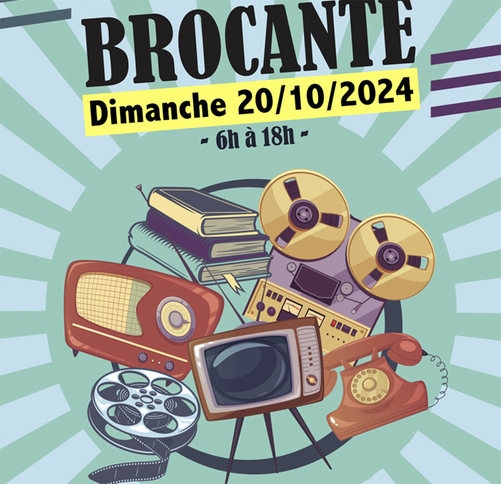 Affiche brocante